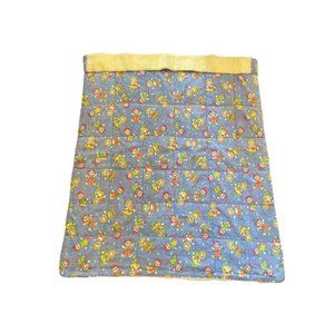 Vintage Handmade Raggedy Ann & Andy Crib Quilt